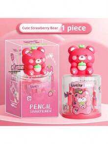 1 件宇航员自动卷笔刀，卡通手摇卷笔刀学校用品