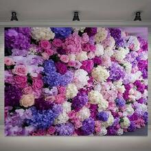 2D Flat Banner 1pc Vibrant Floral Wedding Backdrop - Machine-Washable Polyester Fabric, Suitable For Autumn And Winter Holidays, No Power Required, Seasonal Home Decor | Floral Tapestry Design | Durable Tapestry, Wedding Flowers - 1pcs(1 Piece) - View 2