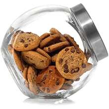 JoyJolt Tarro de galletas de todos los lados JoyJolt. Juego de 2 tarros de galletas para mostrador de cocina con tapas, tarro de caramelos, contenedor de golosinas para perros(default) - Multicolor - Ver 8