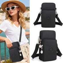 Small Crossbody Bags For Women Mini Cell Phone Purses Handbag Shoulder Bag - 黑色 - 查看 10