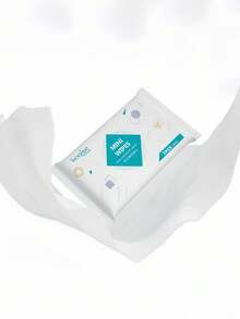 1包252/126/63/28/7片装一次性湿巾（9.5x5.5厘米便携尺寸），适用于手部、面部及各种表面清洁，是旅行、户外、厨房、浴室、野餐的必备品，温和无酒精，保湿配方，适合居家、学生、办公室、度假等场合。 - 彩色 - 查看 5