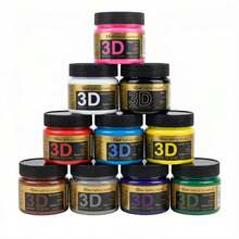 100ml Risa Acrylic Paint, Black, White, Primary Colors, High Coverage, Vibrant Colors, Suitable For Outdoor Murals, Acrylic Painting, Beginners And More - Single Piece - View 1