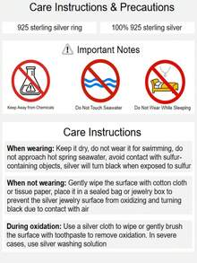 1pc S925 Sterling Silver Ring, Summer Anniversary Gift, New Cross-Border Product, Pure Silver Gemstone Ring, Bestselling Minimalist Versatile Jewelry Gift For Women, Mother, Girlfriend, Daily Elegant Present - Green - View 7