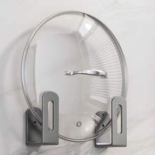 2件套免钻孔壁挂式路由器收纳架+电源插座支架 | 多功能家用WiFi整理架，适用于电视盒子/光纤调制解调器 | 锅盖架+砧板架+厨房用具架，悬浮式收纳架