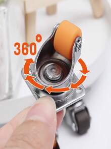 8pcs 0.5 Inch Swivel Casters, Small Drawer Bottom Sliding Wheels, Cabinet Casters, Bed Casters, Small Movable Rollers