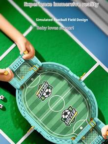 1 st 2026 Hett sålda bordsfotbollsspel, interaktivt skrivbordsspel för två spelare, present till pojkar - julklapp - perfekt present - födelsedagspresent - barnpresent - Multifärgad - Visa 4