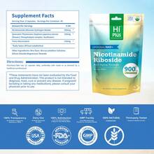 HiPlus Liposomal Nicotinamide Riboside (NR) With Resveratrol & Quercetin | High Purity NAD+ Supplement For Anti-Aging, Energy, And Focus | 80 Capsules | Alternative To NMN Supplement - 1 PC - 查看 2