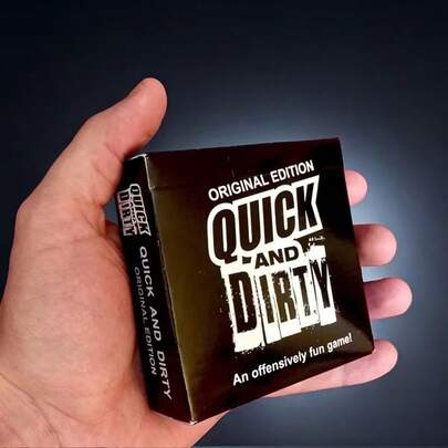 快速简易——派对、新年和生日礼物的理想选择，互动纸板游戏，适合所有技能水平。