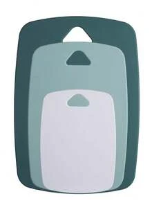 3pcs Cutting Boards, PP Auxiliary Food Classification, Plastic Cutting Board Set, Double-Sided Kitchen Household Cutting Board, Plastic Cutting Board - Multicolor - View 13