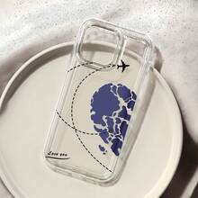 Funda para teléfono LongDistanceLoveFlight con diseño Element, compatible con iPhone 16, 15, 14 Pro Max, 13, 12, 11, XR y XS Plus. Fabricada en silicona TPU, ofrece protección contra golpes y caídas, además de una excelente sensación al tacto. Es el regalo ideal para familiares, amigos y seres queridos. - transparente - Ver 6