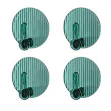 Adhesive Hooks Without Drilling (4 Units): Strong Self-Adhesive Hooks For Towels And Coats, Ideal For Bathroom, Shower, Kitchen, Keys And Doors.  Stylish Design.