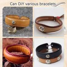 Metal Bending Tools, Jewelry Making Bracelets, Bending Tools, Bending Pliers, Stainless Steel Blank DIY Bracelet Jewelry Tools, Used For Embossing And DIY Bracelet Gifts, Christmas Gifts, And Creating Unique Accessories - Silver - View 6