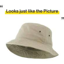 KBETHOS - Gorro Unisex de algodón Lavado para Exteriores - (2.3) cubeta diario Caqui - Ver 6