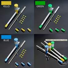 Transparent Snap Gun Attractive Appearance, Alloy Version High-Quality Feel, Crisp Sound Relieving Stress, Suitable For Collection, Playing, Or Daily Entertainment. - Multicolor - View 1