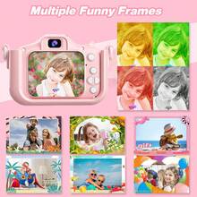 KIISDA Kids' Camera Dual Camera 48MP Resolution 1080p HD Video 8x Zoom Supports Time-Lapse Photography Built-In Educational Games & More Features The Perfect Holiday Or Birthday Gift For Boys And Girls Kids' Toy - Multicolor - View 7