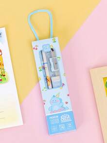 5pcs Stationery Gift Set (Includes Ruler, Eraser)