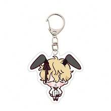 5厘米亚克力双面动漫钥匙扣，精致动漫周边，适合作为学生礼物、生日礼物、节日礼物 - 彩色 - 查看 5