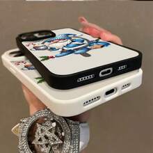 High-Quality Macaron Acrylic Magnetic Phone Case,Winter Wonderland Gnome Cell Phone Shell Magnetic Charging Phonecase Handy Case, Handy Cover For  11 12 13 14 15 16 17 17 Air 17 Pro 17 Pro Max Shock Resistant Protective Case - Rosa - Ver 11