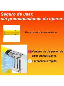 Kit de Soldadura Térmica, con 3 Boquillas (20mm a 63mm), Herramienta para Soldar Tuberías de Plástico PE/PPR/PB - Tipo de Enchufe A USA (110-127V) - Ver 5
