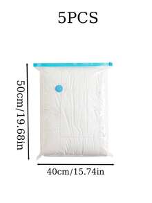 8/1 Peça Saco de Armazenamento a Vácuo, Saco de Armazenamento de Viagem, Saco Organizador de Roupas, Saco a Vácuo Reutilizável Economiza 80% de Espaço, Adequado para Jaquetas, Camisas, Roupa de Cama, Calças, Casa, Dormitório, Armário, Quarto, Banheiro, Acessórios de Viagem, Volta às Aulas