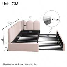 Bed Frames - Pink - View 2