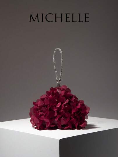 Mini Wallet, Bridal Party Bag, Floral Bag, Ball Gown Bag, Ball Gown Accessories, Novelty Bag, Elegant Ladies Bag, Wedding Supplies, Ladies Gift, Christmas Bag, Valentine's Day (Random Pattern)