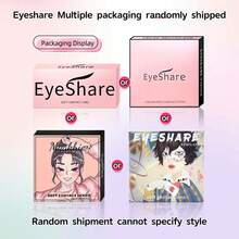 EYESHARE 1 Pair Of White Colored Contact Lenses For Halloween Anime Makeup, Raven Black Contact Lenses For Cosplay, Annual Use, 14.5 Mm - No Prescription - 白色 - 查看 5