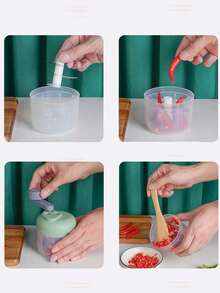 Kitchen Garlic Puller Garlic Mincer Small Hand Mincer Kitchen Garlic Puller - Multicolor - View 4