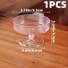 5盎司透明香槟甜酒杯，蛋糕模具，适用于冰淇淋、慕斯、蛋糕、甜点、情人节、婚礼派对、提拉米苏杯 - 無色 - 查看 11