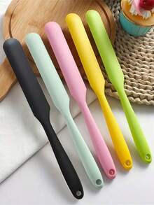 1pc Silicone Spatula, Non-Stick Scraper, Silicone Material, Heat Resistant, Baking Tool, Kitchen Gadget, Cooking Accessory