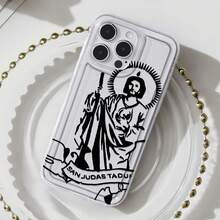 Funda para teléfono con diseño de  Tadeo, compatible con iPhone 16, 15, 14 Pro Max, 13, 12, 11, XR y XS Plus. Fabricada en silicona TPU, ofrece protección contra golpes y caídas, además de una excelente sensación al tacto. Es el regalo ideal para familiares, amigos y seres queridos. - transparente - Ver 1