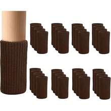 24/16/4pcs Chair Leg Covers - High Elastic Knit, Anti-Scratch, Durable Furniture Floor Protectors, Suitable For Hardwood Floors, Easy Installation, Fit All Chair Sizes - Multicolor - View 13