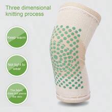 Mugwort-Infused Knee Pads Provide Warmth And Protection For Knees, Suitable For People Sensitive To Cold, Ideal For Winter Outdoor Activities And Cycling - Multicolor - View 3