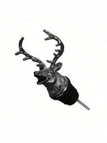 Zinc Alloy Deer Head Wine Pourer Unique Stag Wine Bottle Stoppers Wine Aerators Bar Tools Kitchen Accessories