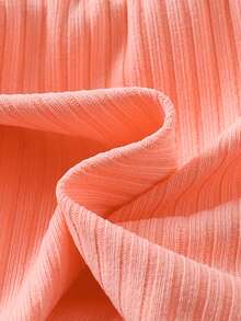 Baby GirlSweet Pink Cute Floral Mesh Sleeveless Dress, Spring/Summer - Pink - View 7