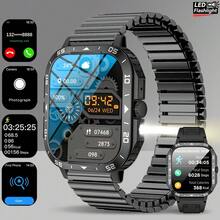 Unisex Smart Watch - Wireless Calling/Messaging, Multiple Sports Modes, Remote Camera, Fitness Tracker, Compatible With Android & IOS, USB Charging, Alloy Case/Silicone Band, Fashionable & Modern, Clear Display Screen, Perfect Gift For Men/Women/Lover/Parents - Multicolor - View 2