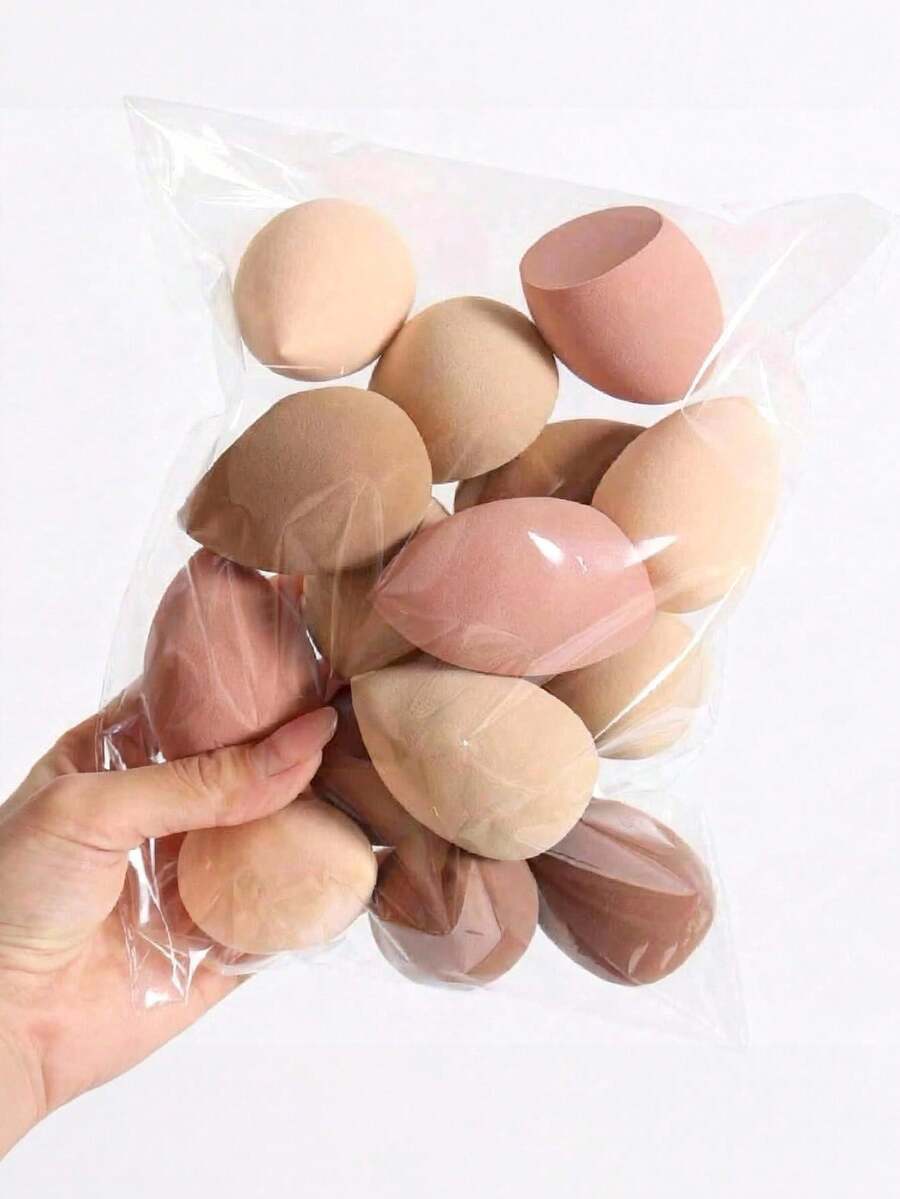 5/1pc Makeup Sponge Blender Set, Multi-Color Makeup Sponges, Foundation Mixing Beauty Sponges, Dry & Wet Use Makeup Sponges, Create Perfect Makeup, Lightweight Base, Flawless Foundation For Liquid, Cream And Powder, Macaron Color Makeup Blender Set, Super Soft Non-Absorbing, Multiple Hollow Designs, Water Drop & Angled Shapes, Create Smooth & Refined Makeup Look, Dry & Wet Use - 彩色 - 查看 1
