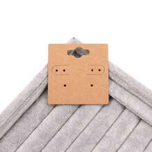 Three-Color Earrings Card Stud Earrings Card Paper Airplane Hole Ornament Jewelry Packaging Cardboard Card