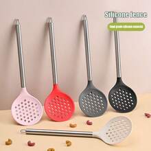 Silicone Spoon, High Temperature Resistant, Non Stick Cookware, Household Silicone Spoon - Multicolor - View 7