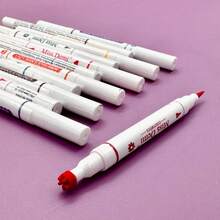 Two Lines Pens Glitter Metallic Outline Marker Metallic Double Line Art Contour Pen (DREAM DOUBLE LINE) Back To School - 彩色 - 查看 11