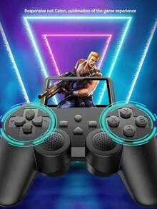 Consola de juegos retro portátil recargable: 520 juegos arcade clásicos, pantalla de 2.4 pulgadas, mando y salida AV TV incluidos - Negro - Ver 7