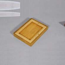 High-End Mortise And Tenon Solid Wood Photo Frame, Desktop Photo Frame, Creative Solid Wood Photo Frame, Birthday Or Graduation Gift - Teak - View 5