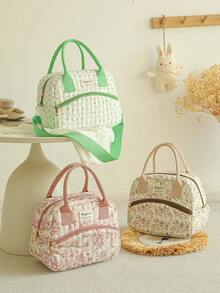 1pc Portable Tote Mommy Bag, Large Capacity Maternity Diaper Bag