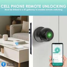 Smart Fingerprint Door Lock Deadbolt, Support APP Control And Spare Key - Keyless Entry Wireless Digital Door Handle, Suitable For Home Office, Modern Black Security Lock, Metal Lock With Biometric Scanner And Alternate Door Opening Method - Holiday Gifts, Christmas ,  Special - Silver (3 In 1) - View 6