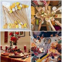 Cute Duck & Egg Cartoon Bamboo Skewers, Colorful Fruit Picks, Suitable For Parties, Weddings, Birthdays, Easter And More - Multicolor - View 5