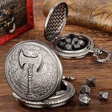 Mini Dice Set (Includes Storage Bag And Noise Reduction Mat), 7pcs D20 Metal Dice With Pocket Watch Box, Suitable For Tabletop Role-Playing Games (TTRPG), Role-Playing Games (RPG) Or Other Board Games | Unique Dice Sword, Suitable For Summer Night Gaming Parties, Unisex Gift, Tabletop RPG Accessories (Copper, Silver) - Multicolor - View 9