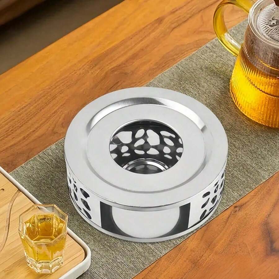 Stainless Steel Tea Warmer (Heater/Warming Stove) – Tabletop Tea Stove For Gathering & Candle-Powered Tea Warmer