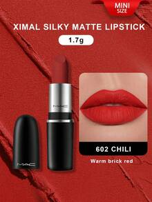 MAC MACXIMAL Satin Matte Lipstick - 602 Chili Red - 1.7g - Mini #602 - View 1