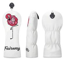 Funda de palo de golf con diseño de flamenco, funda de cabeza de golf de estilo de moda, funda de cabeza de madera de golf - Fundas de palos de golf para maderas, adecuadas para la mayoría de las marcas - Multicolor - Ver 4