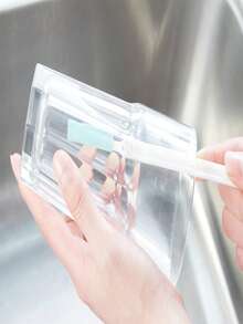 Set de 3 cepillos para limpiar las grietas de las tapas de tazas blancas - Blanco - Ver 10